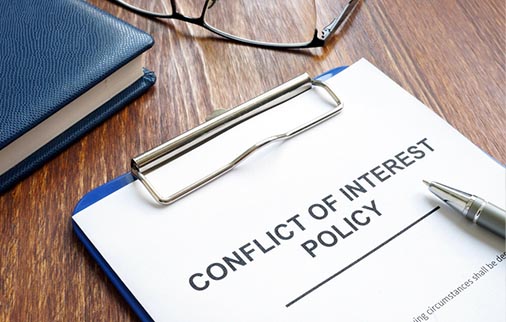 conflict of interest icon